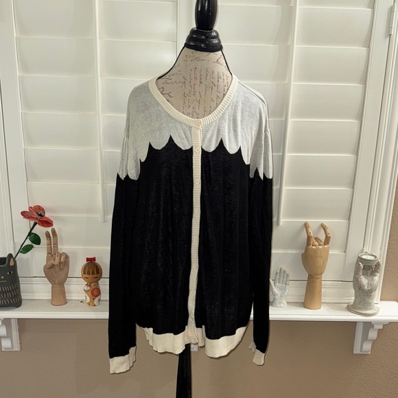 ModCloth Paris Cafe Cardigan Noir - Picture 1 of 15